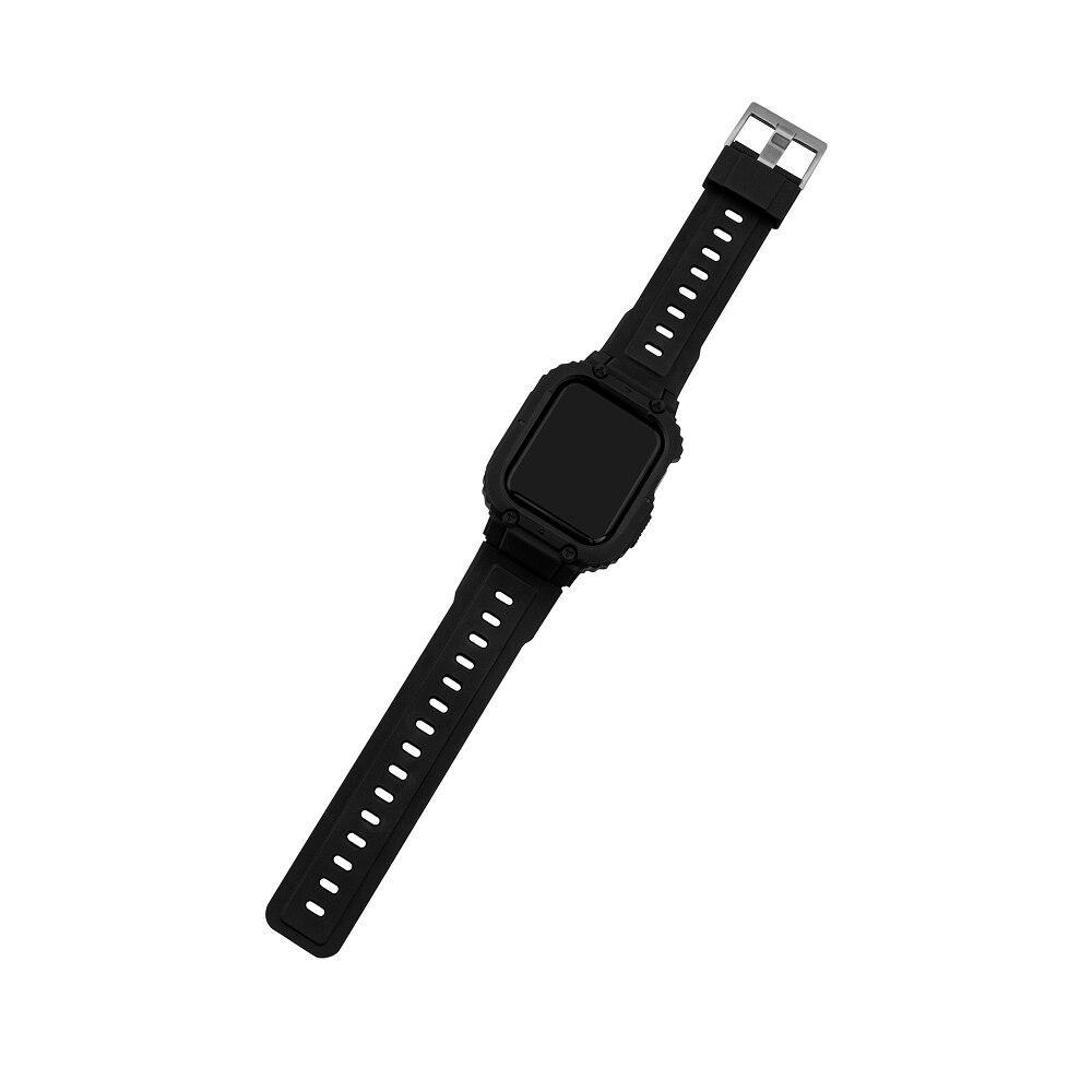 Pulseira de Bumper para Apple Watch 44mm e 45mm, Preta - 5