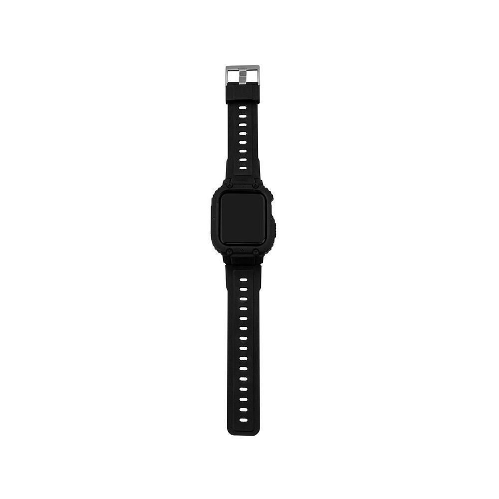 Pulseira de Bumper para Apple Watch 44mm e 45mm, Preta - 7