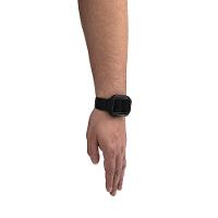 Pulseira de Bumper para Apple Watch 44mm e 45mm, Preta