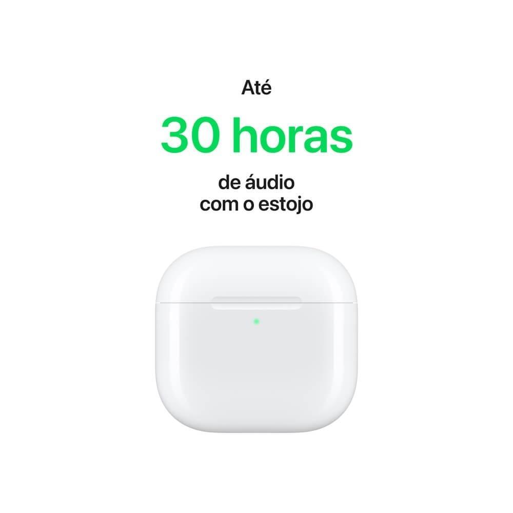 Apple AirPods 4 com estojo de recarga USB-C - Branco - 6