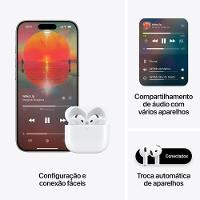Apple AirPods 4 com estojo de recarga USB-C - Branco - 7