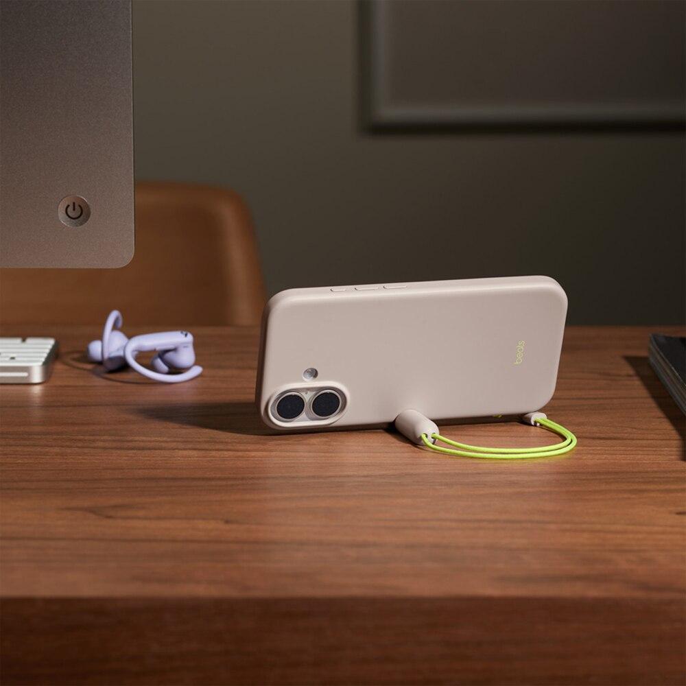 Capa iPhone 17 Beats, com MagSafe Suporte e Controle da Câmera, Apple, Calcário cítrico - 2