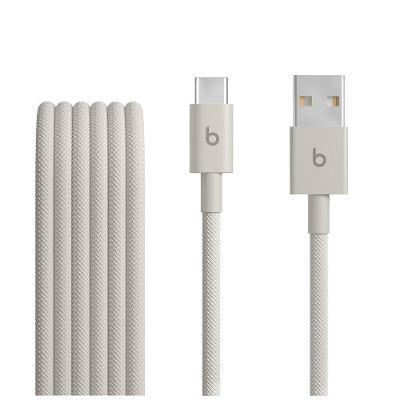 Cabo trançado de USB-A para USB-C da Beats (1,5 m), Cinza-carbono