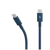 Cabo trançado de USB-C para USB-C da Beats (1,5 m), Azul-polar - 2