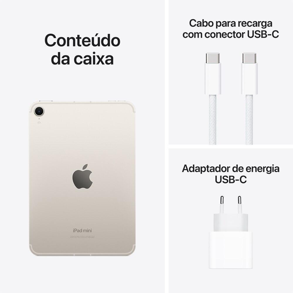 Apple iPad mini, A17 Pro, Wi‑Fi + Cellular 128 GB – Estelar - 10