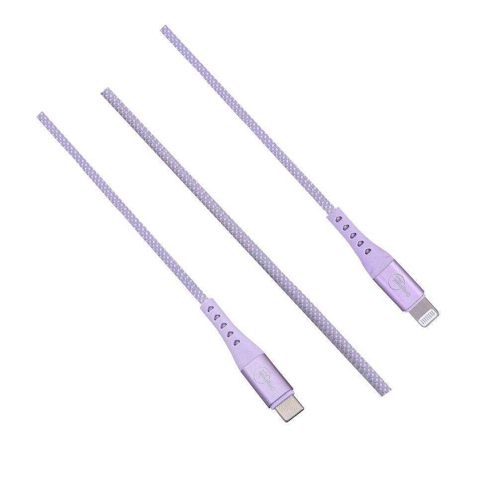 Cabo USB-C para Lightning 1,2 m, Originais iPlace, Lilás - 1
