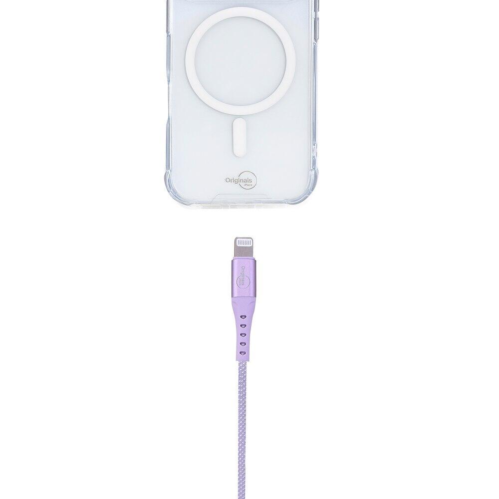 Cabo USB-C para Lightning 1,2 m, Originais iPlace, Lilás - 5