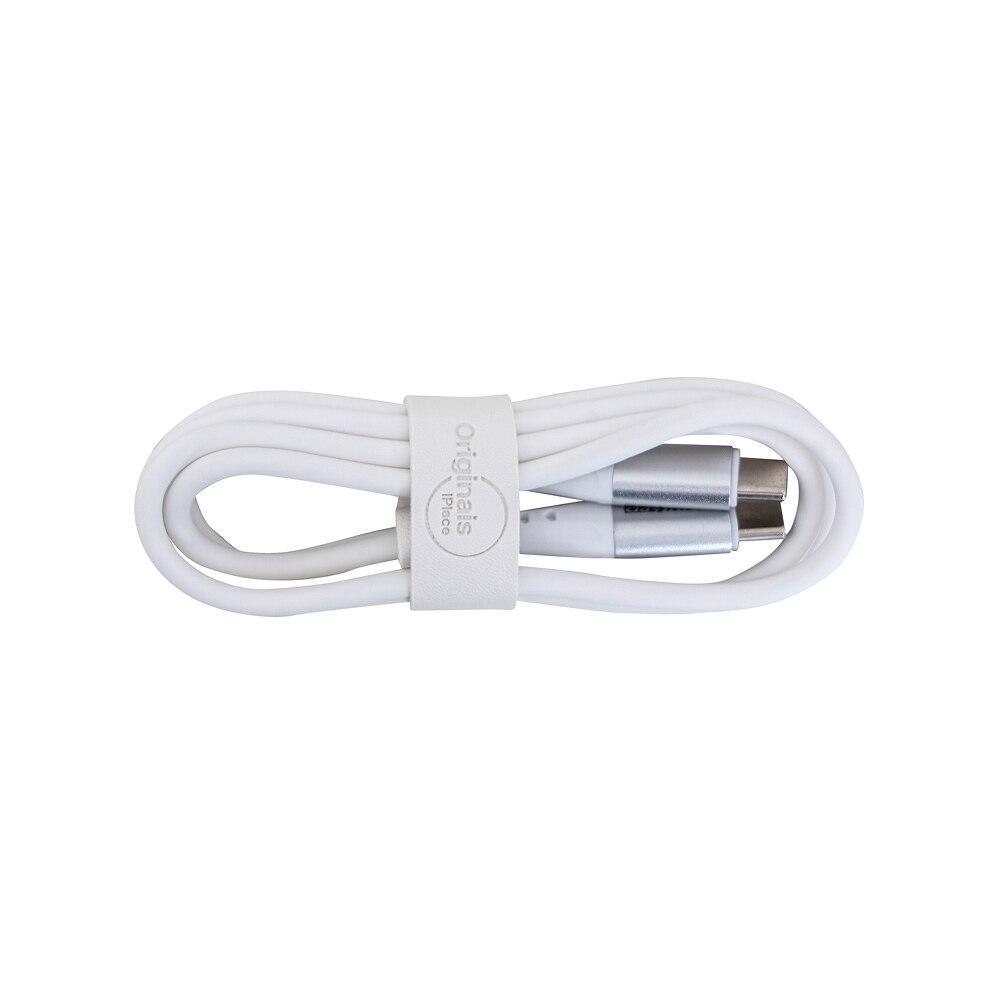 Cabo USB-C para USB-C 1,2 m, Originais iPlace, Branco - 2