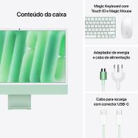 iMac 24", M4, CPU 10 núcleos e GPU 10 núcleos, Memória Unificada 24GB, 512GB SSD - Verde - 9