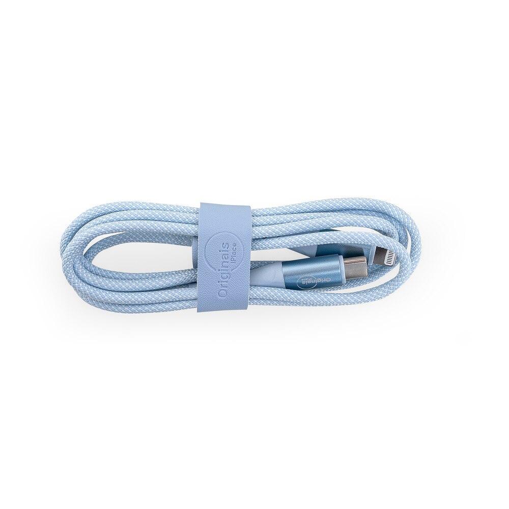 Cabo USB-C para Lightning 1,2 m, Originais iPlace, Azul - 2