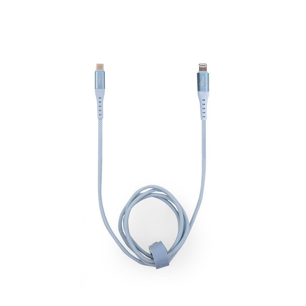Cabo USB-C para Lightning 1,2 m, Originais iPlace, Azul - 8