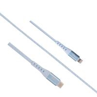 Cabo USB-C para Lightning 1,2 m, Originais iPlace, Azul - 1