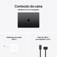 Apple MacBook Pro 14", M5, CPU de 10 núcleos, GPU de 10 núcleos, 16GB RAM, 512GB SSD - Preto-espacial - 9