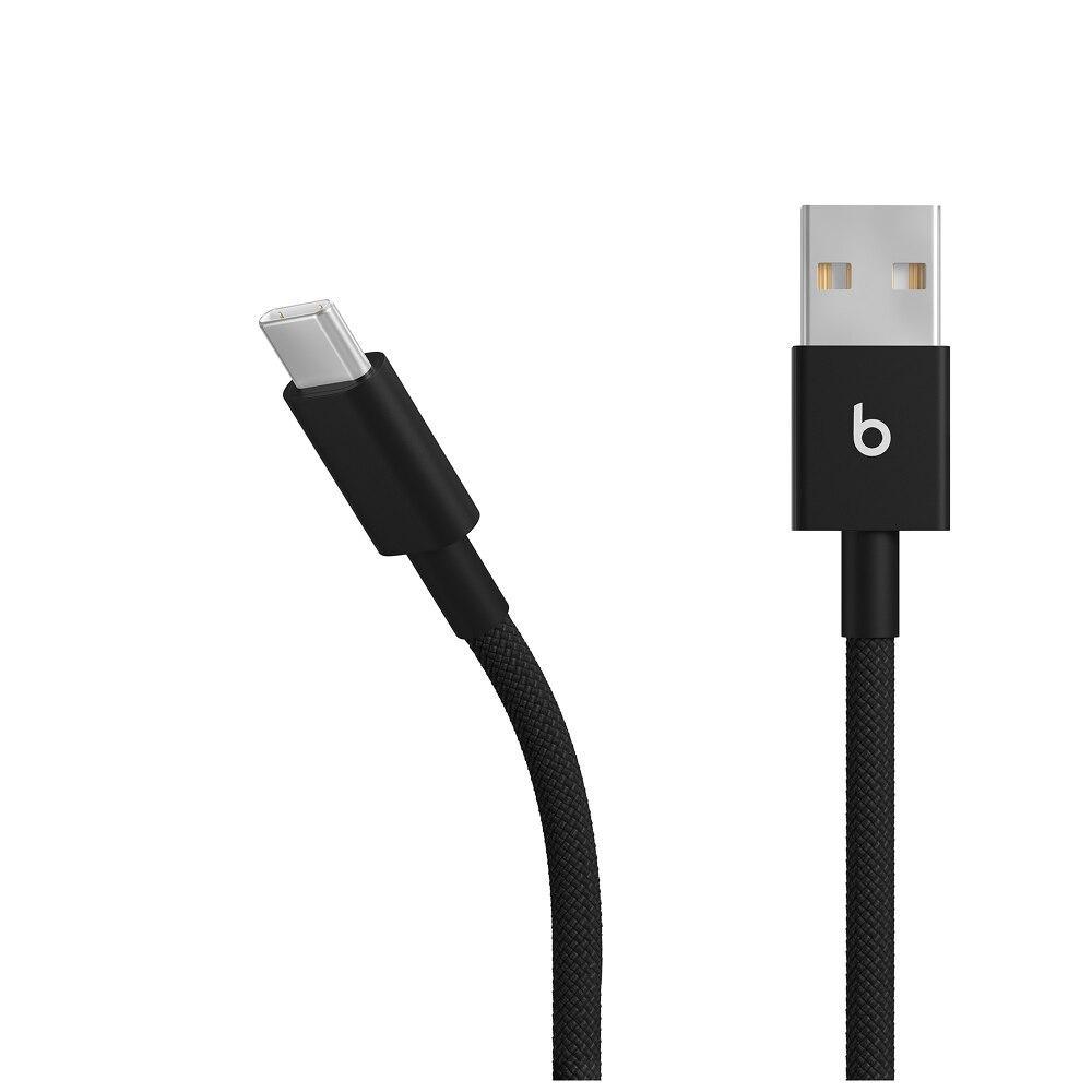 Cabo trançado de USB-A para USB-C da Beats (1,5 m), Preto-relâmpago - 2