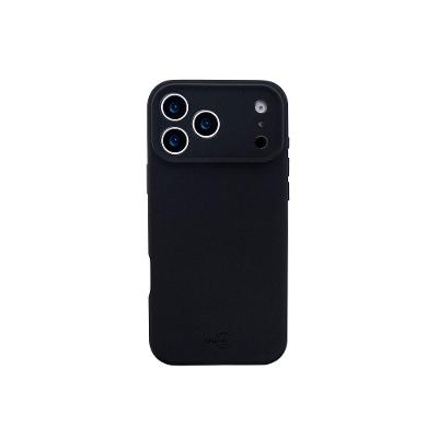 Capa iPhone 17 Pro Silicone Com Proteção de Câmera Originais iPlace, Preto