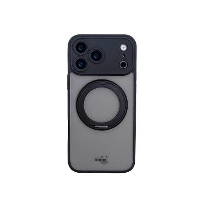 Capa iPhone 17 Pro Max Stand Com Proteção de Câmera Originais iPlace, Preto