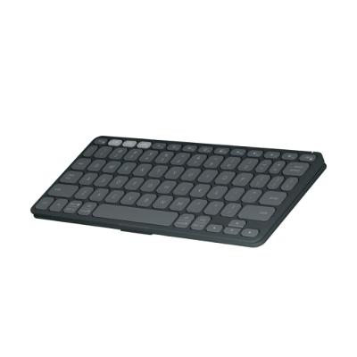 Teclado Sem Fio Portátil Logitech Keys-To-Go 2 para Tablets, iPad, macOs, Windows, com Capa Integrada e Conexão Bluetooth - Grafite