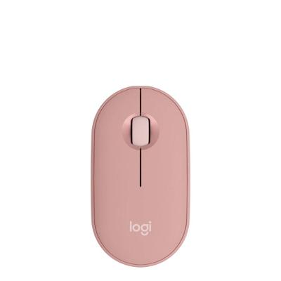 Mouse sem fio Logitech Pebble 2 M350s  - Rosa