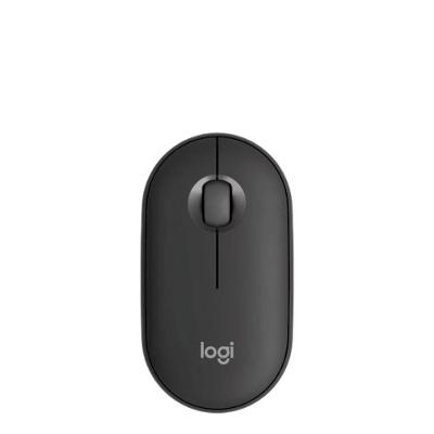 Mouse sem fio Logitech Pebble 2 M350s com Clique Silencioso, Conexão ou Bluetooth e Pilha Inclusa - Grafite