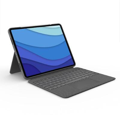 Capa com Teclado Logitech Combo Touch para iPad Pro 12.9" 5ª e 6ª Gerações - Cinza