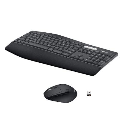 Combo Teclado e Mouse sem fio Logitech MK850 com Teclado com Apoio para as Mãos, Mouse Destro, USB Unifying ou Bluetooth e Pilha Inclusa