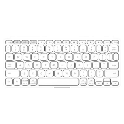 Teclado Keys-To-Go2, Logitech, Bluetooth, Branco