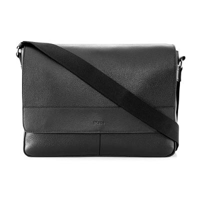 Bolsa Transversal iPlace, Pampas, Couro Preto  