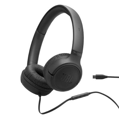 JBL Tune 530C, Fone On-Ear com Fio USB-C, Preto