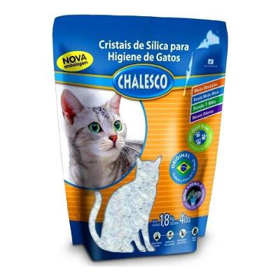 Areia Sílica para Gatos Pet Garden Embalagem 1,8Kg Chalesco