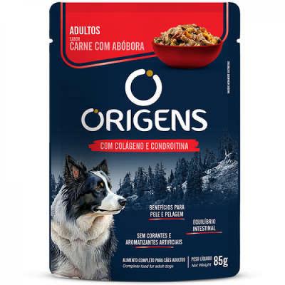Ração Úmida Origens Carne com Abóbora para Cães Adultos - 85 g