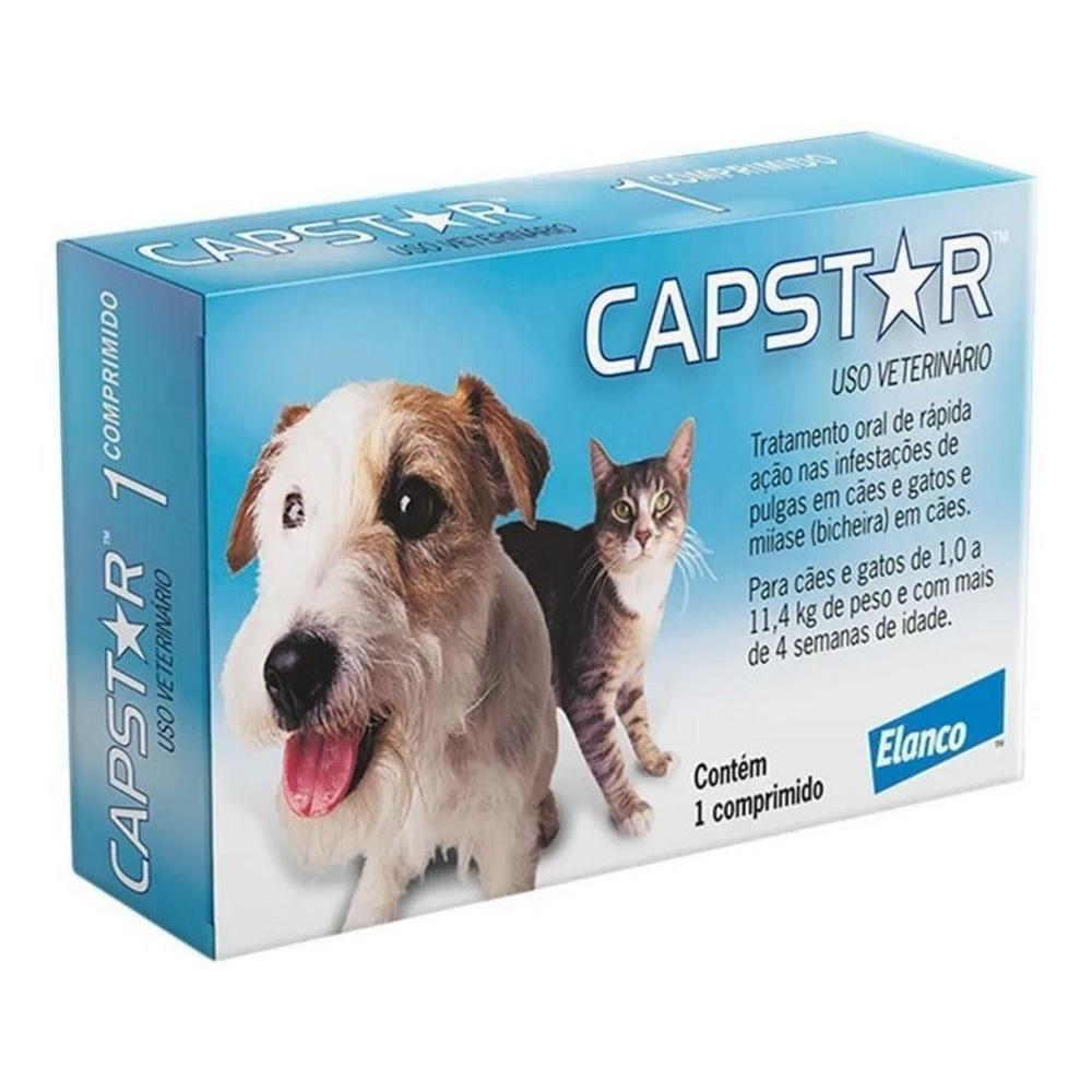 Antipulgas Elanco 11mg para Cães e Gatos de até 11kg Capstar - 2
