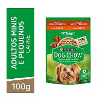 Ração Úmida Dog Chow Sabor Carne para Cães Adultos de Raças Pequenas 100g - 1