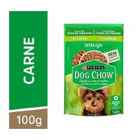 Ração Úmida Dog Chow Sabor Carne para Cães Filhotes - 100g - 1