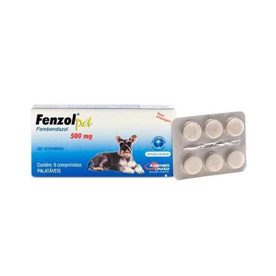 Vermífugo Fenzol Pet 6 comprimidos