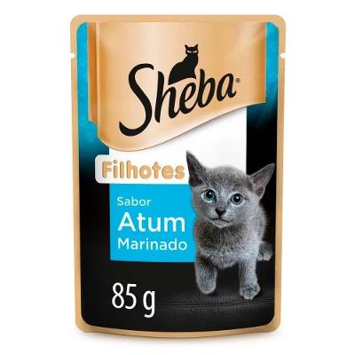 Ração Umida Sheba Atum Marinado Filhotes para Gatos 85 g