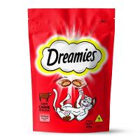 Petisco Dreamies Carne Tentadora Gatos Adultos 80g - 1