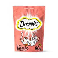 Petisco Dreamies Salmão Para Gatos Adultos 80 g - 2