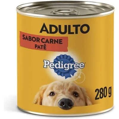 Ração Úmida para Cachorros Adultos Sabor Patê de Carne Pedigree 280G