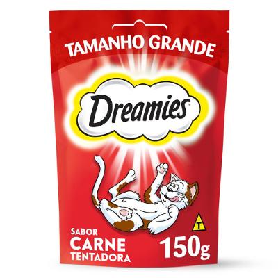 Petisco Dreamies Carne Tentadora Gatos Adultos 150g