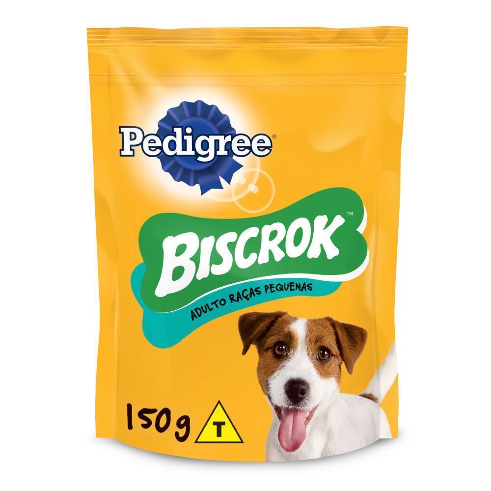 Biscoito Pedigree Biscrok Para Cães Adultos Raças Pequenas 150 g - 1