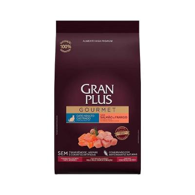 Granplus Gato 3Kg Gourmet Castrado Salmao
