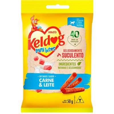 Bifinho Keldog para Cães Sabor Carne e Leite - 50 g