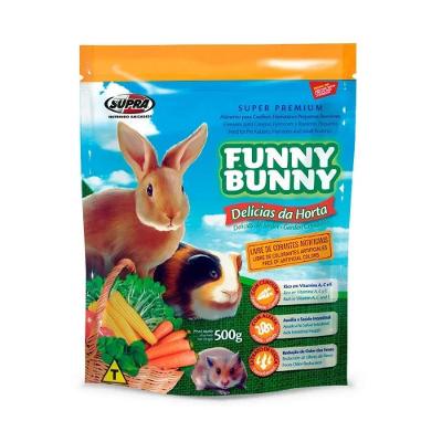 Ração para Coelhos Delícias da Horta Funny Bunny 500G