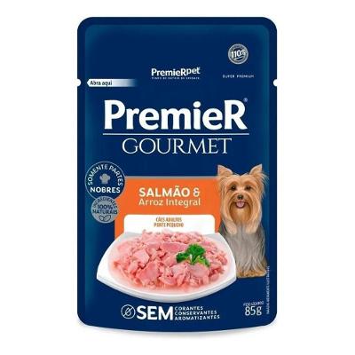 Sache Premier Gourmet Cães Adultos Salmão 85G