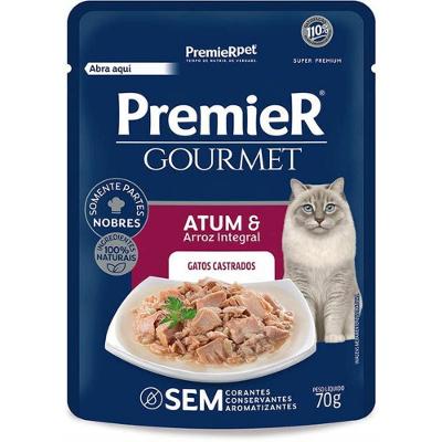 Sachê para Gato Premier de Atum Premier Pet 70G