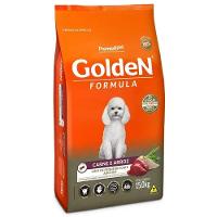 Ração pra Cães Adultos de Raças Pequenas Golden Formula sabor Carne e Arroz Mini Bits 15kg - 2