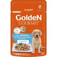 Ração Úmida Golden Gourmet para Cães Filhotes Sabor Frango 85g - 1