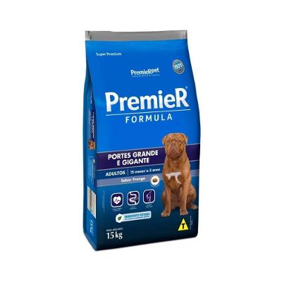 Ração Premier Fórmula Cães Adultos Raças Grandes de Frango Premier Pet 15Kg