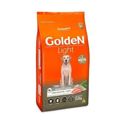 Ração Golden Fórmula Cães Adultos Light Frango 15Kg