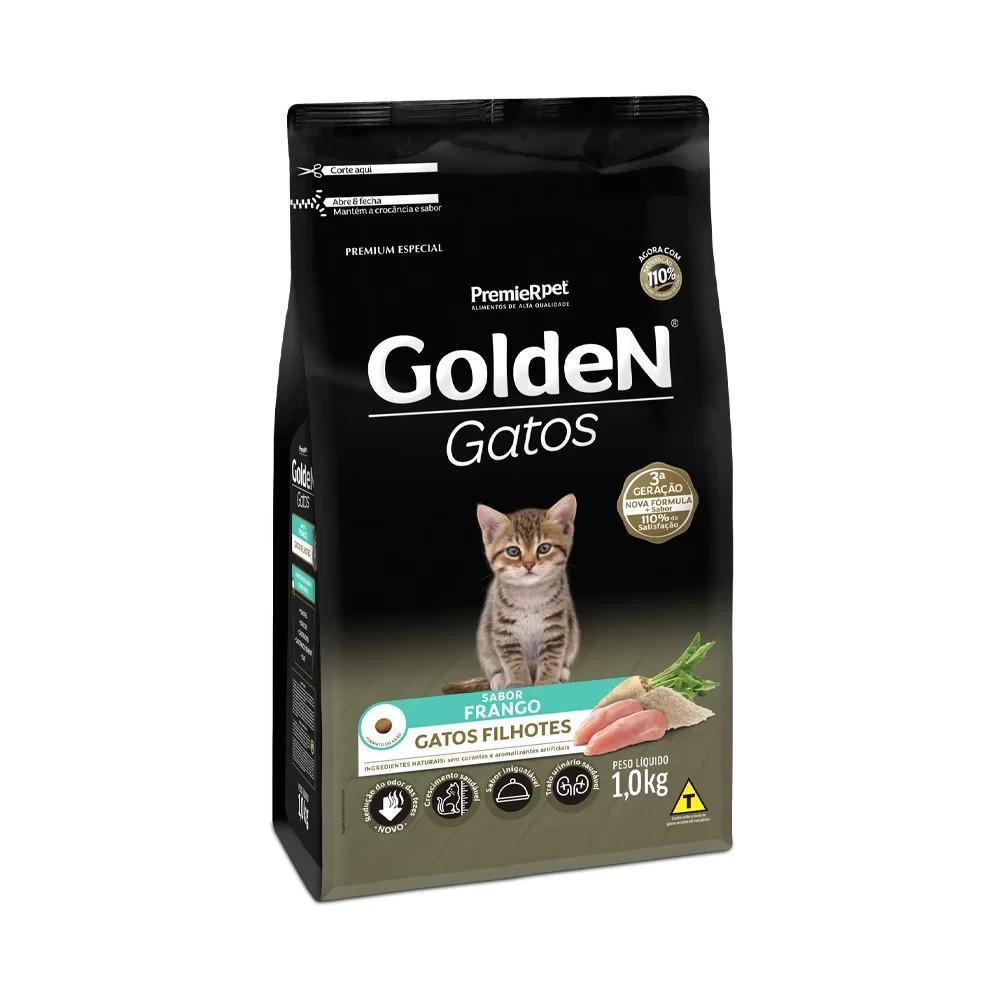 Ração Golden para Gatos Filhotes Sabor Frango 1kg - 1